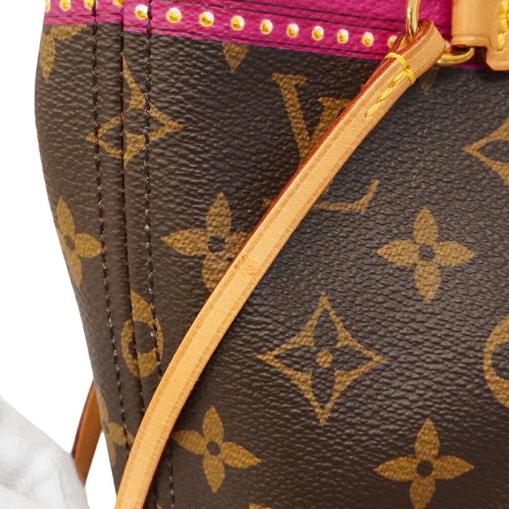 Louis Vuitton Monogram Summer Trunk Neverfull MM Tote Bag M41390 Brown Women's - Picture 10 of 13